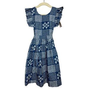 Julia Amory Honor Dress in Stonington Patchwork Girls Sz. 4